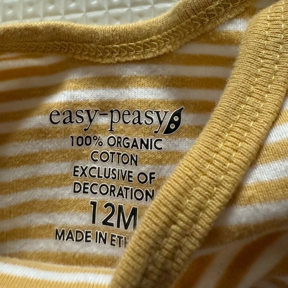 Little Rebels|Baby gender neutral outfit,brown cargo pants & stripe bodysuit••• - Picture 7 of 7